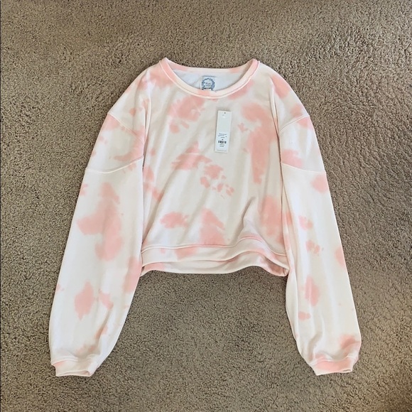 Princess Polly Tops - Tie Dye Pink Long Sleeve